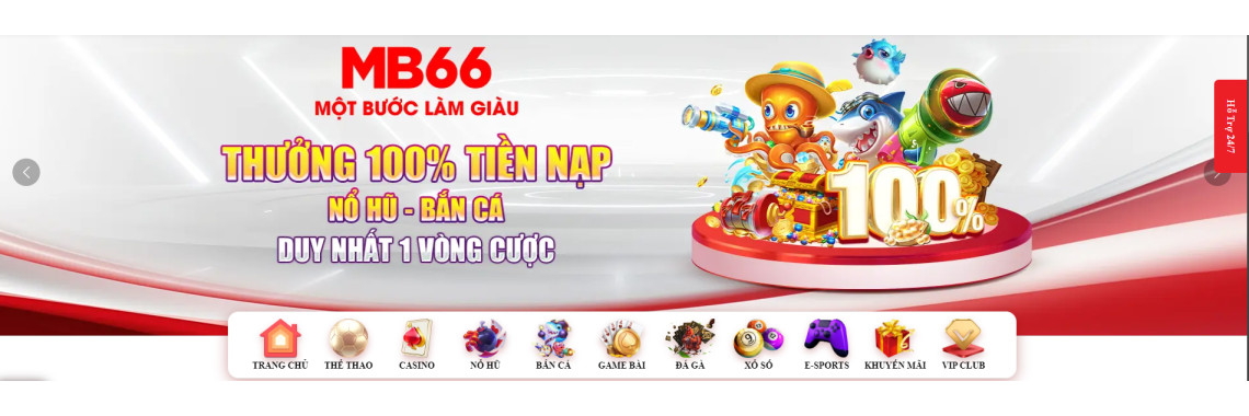 MB66 Thưởng ngay 100% cho game bắn cá và nổ hũ